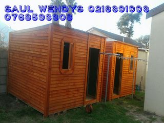 Two small garden sheds